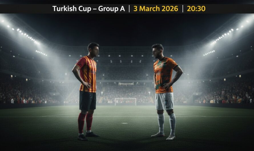 Alanyaspor ve Galatasaray Ziraat Türkiye Kupası’nda Karşılaşıyor: Maç Detayları